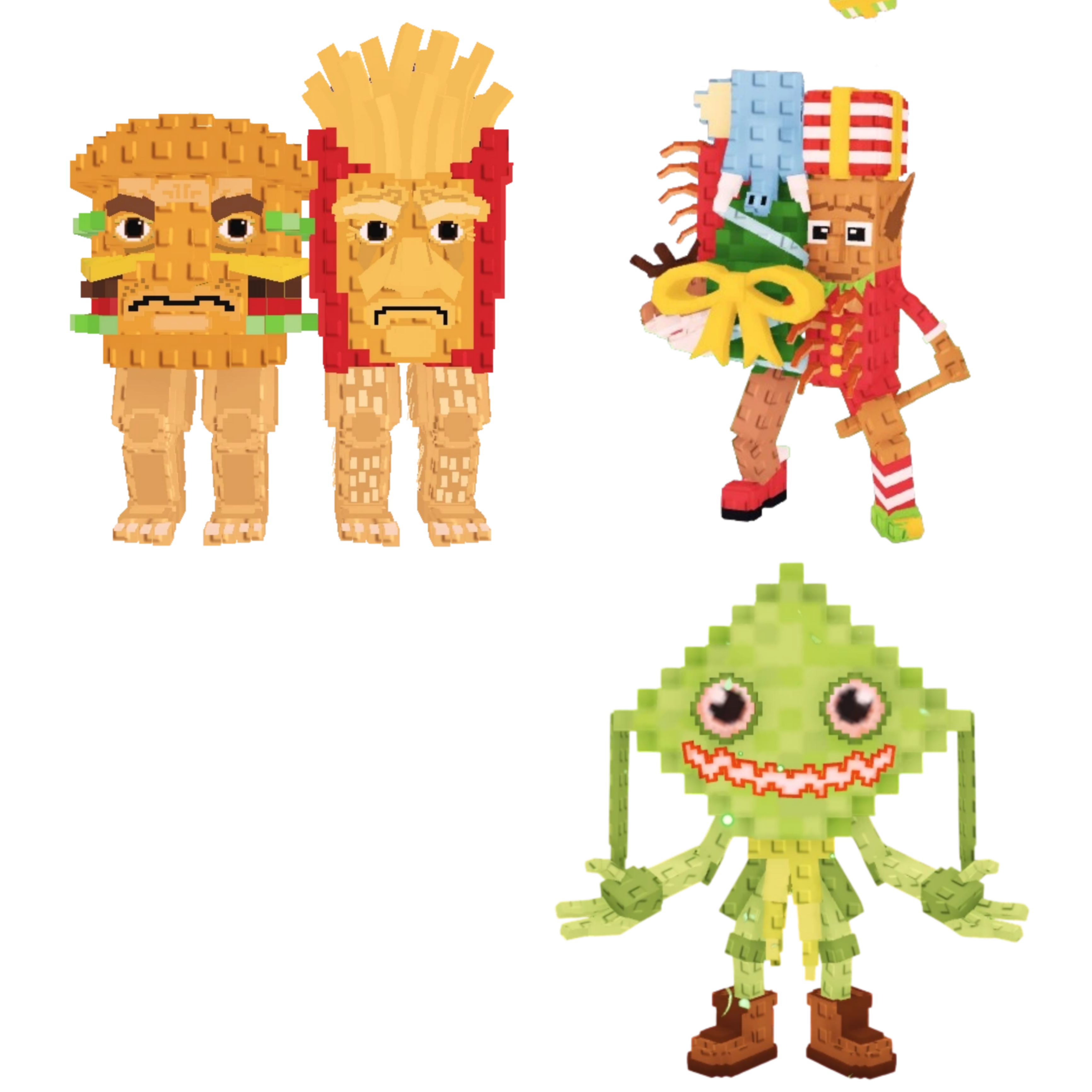 [BUNDLE] - 🥙 1x Burguro And Fryuro 🥙 1x La Jolly Grande 🥙 1x Ketupat Kepat