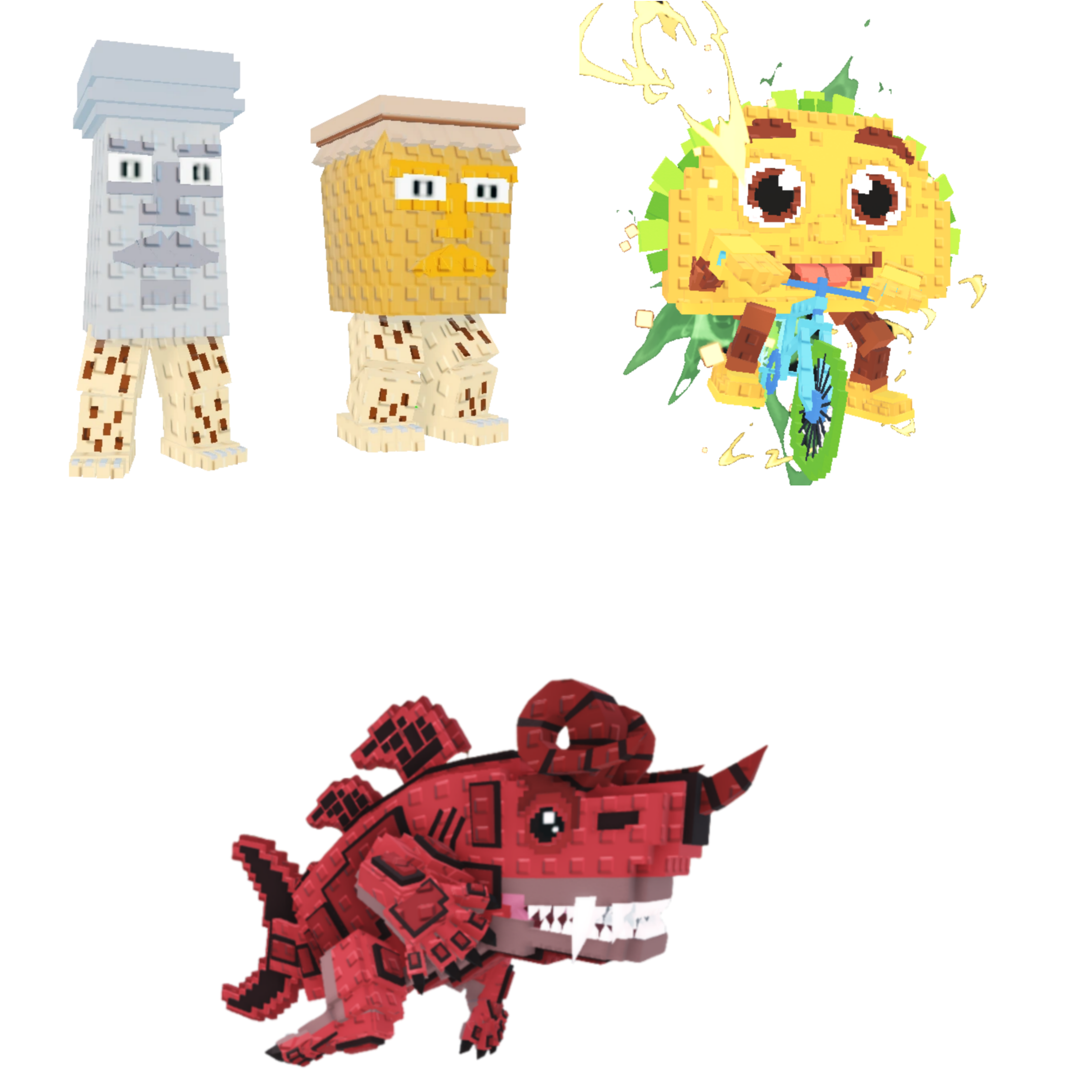 [BUNDLE] - 🤭 1x Garama and Madundung 🤭 1x Eviledon 🤭 1x Tacorita Bicicleta