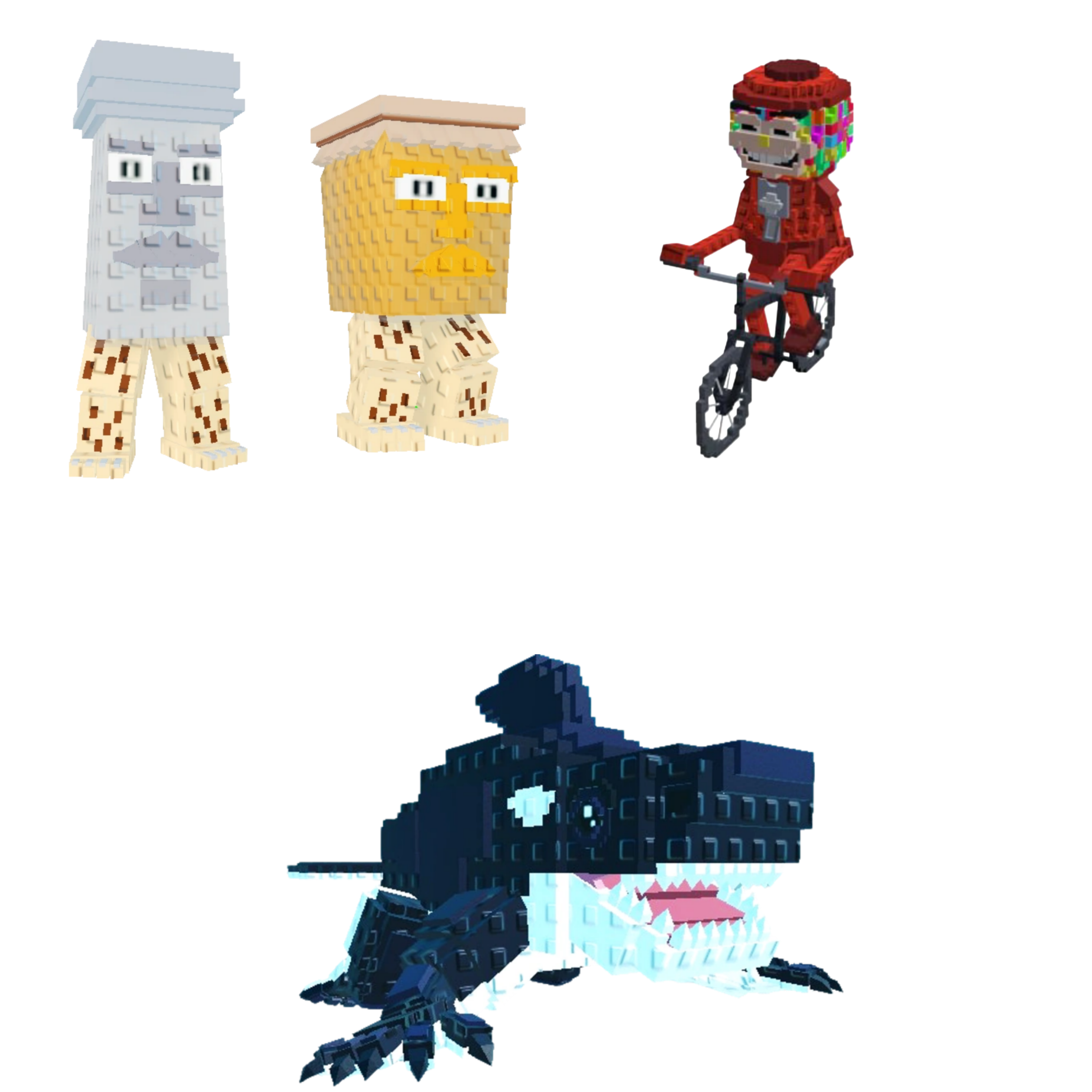 [BUNDLE] - 🤐 1x Garama and Madundung 🤐 1x Orcaledon 🤐 1x Chicleteira Bicicleteira