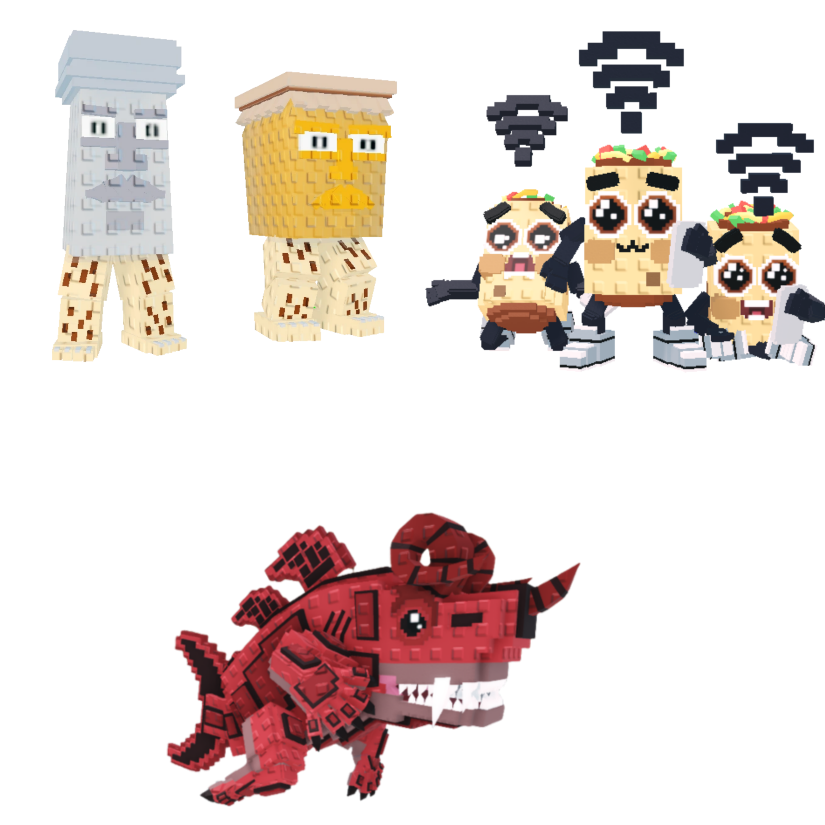 [BUNDLE] - 😶 1x Garama and Madundung 😶 1x Eviledon 😶 1x Los Nooo My Hotspotsitos