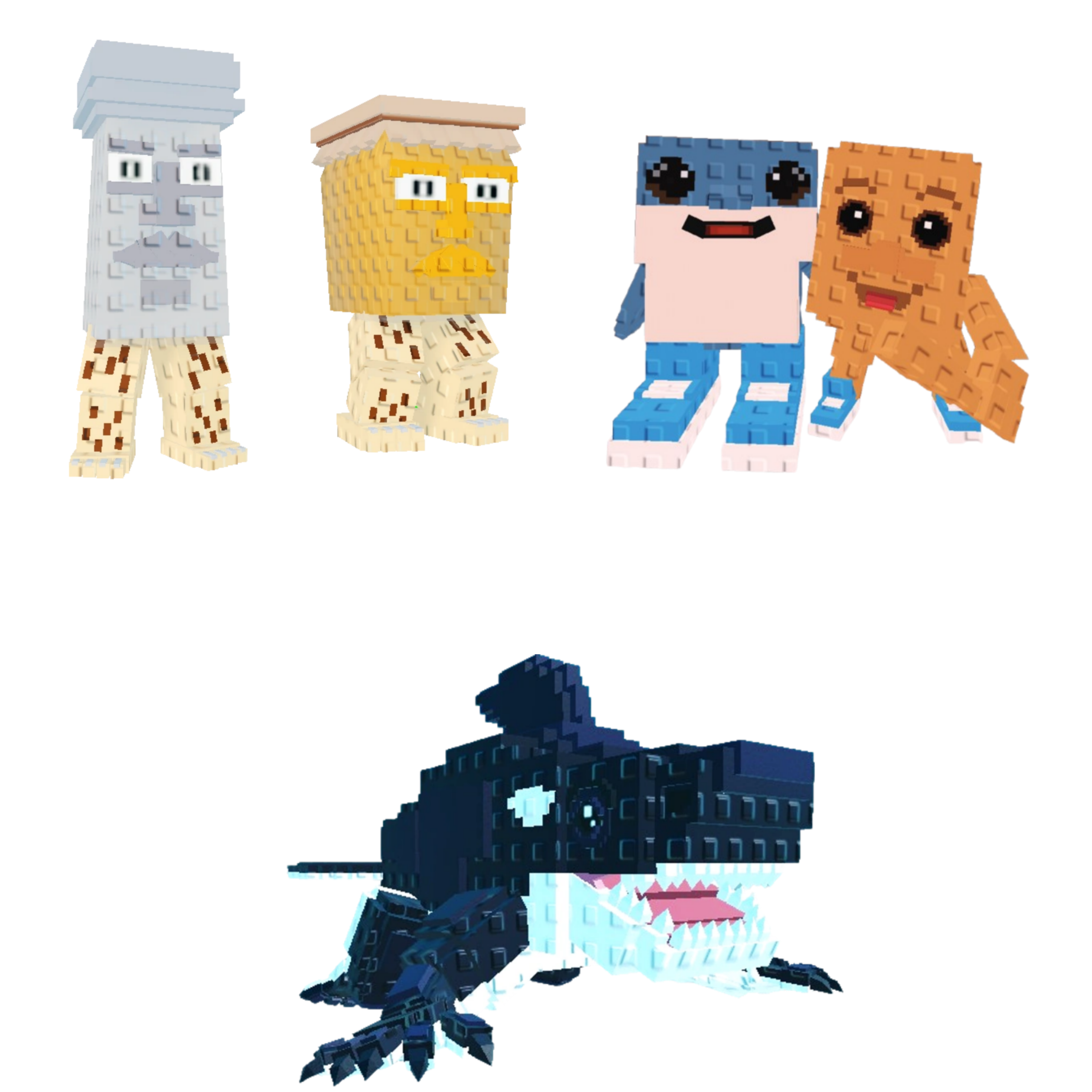[BUNDLE] - 😷 1x Garama and Madundung 😷 1x Orcaledon 😷 1x Los Bros