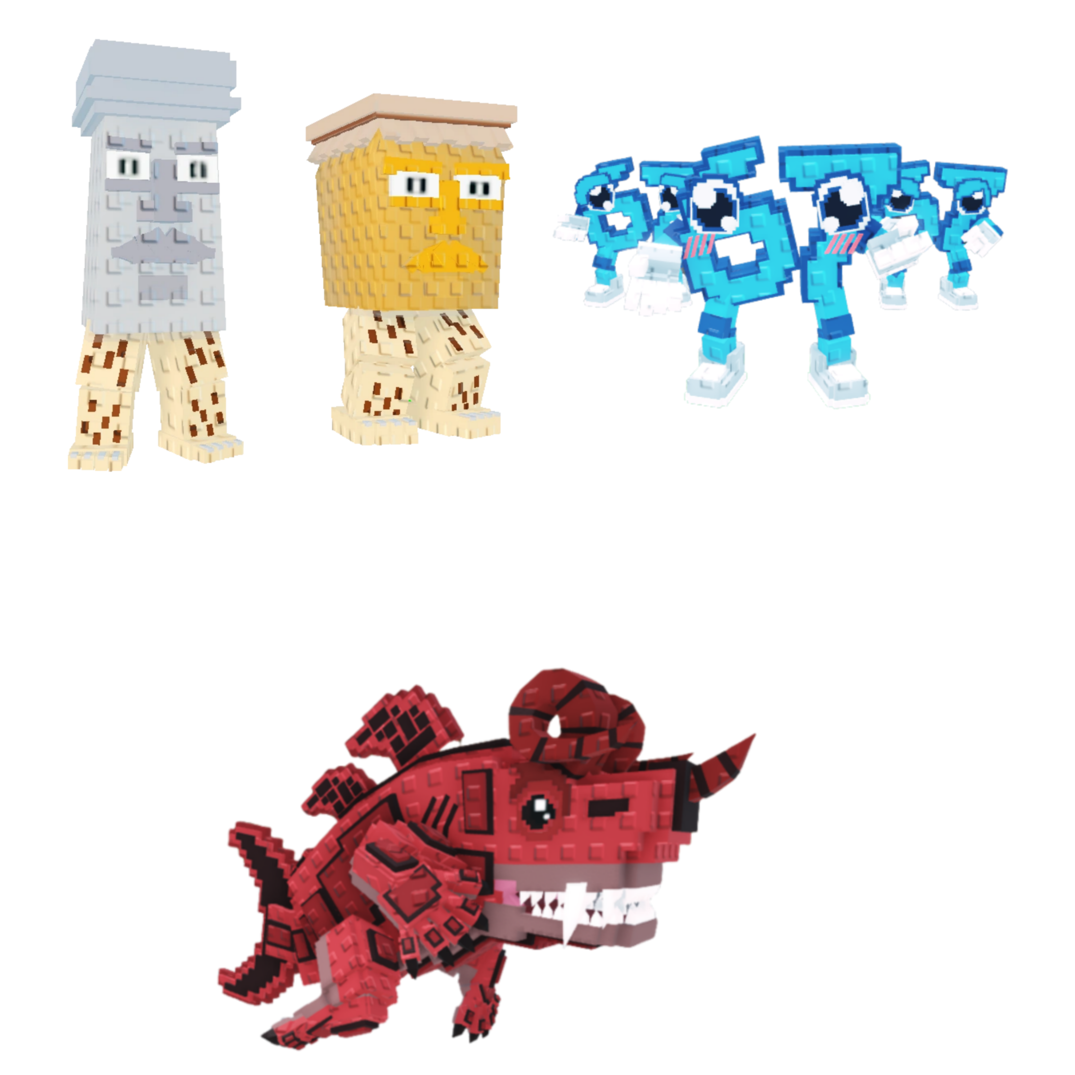 [BUNDLE] - 👿 1x Garama and Madundung 👿 1x Eviledon 👿 1x Los 67 (Six Seven)