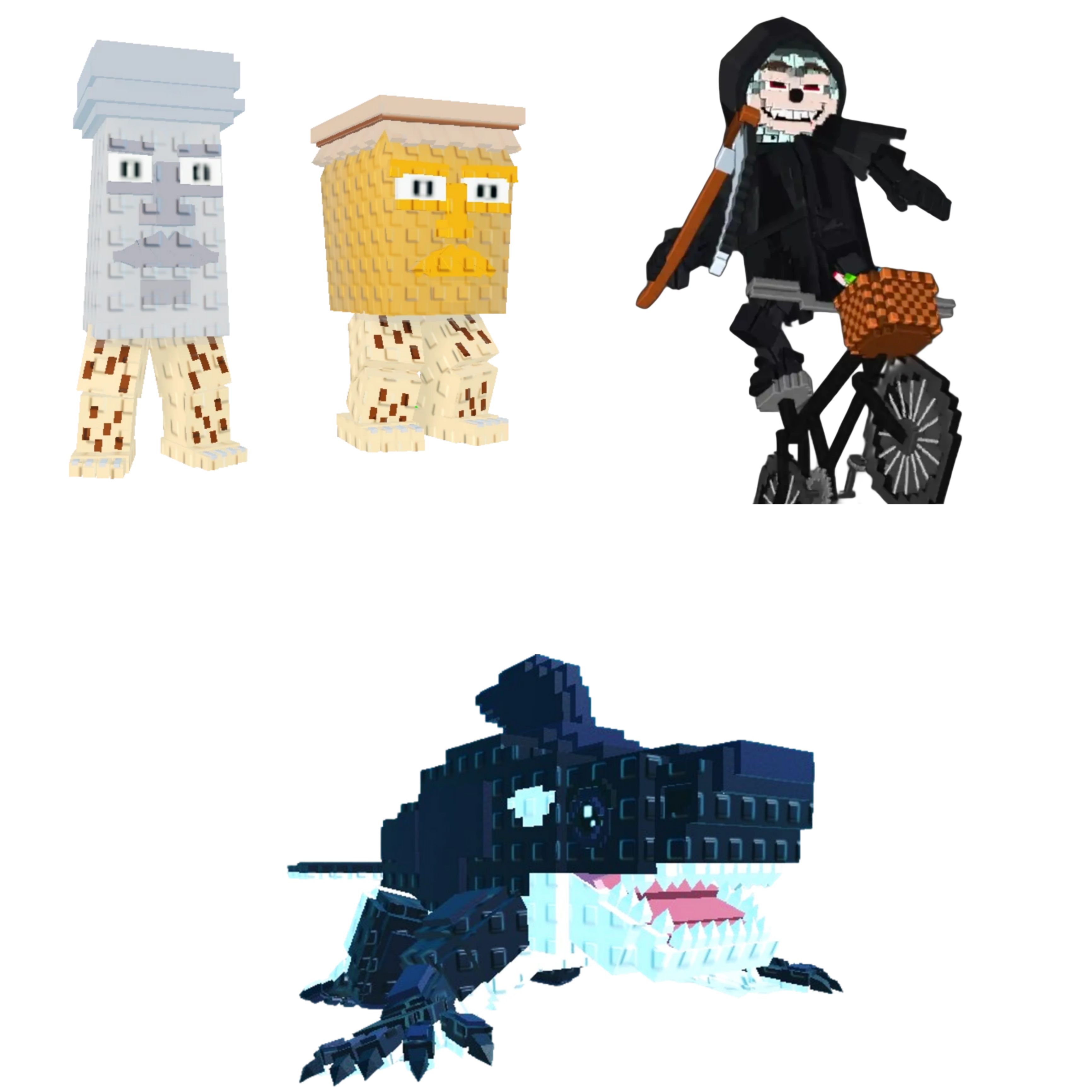 [BUNDLE] - 👹 1x Garama and Madundung 👹 1x Orcaledon 👹 1x Mieteteira Bicicleteira