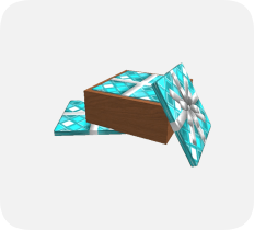 Box of Blue Wrapping Paper [MM2] Instant Delivery (24/7 Online )