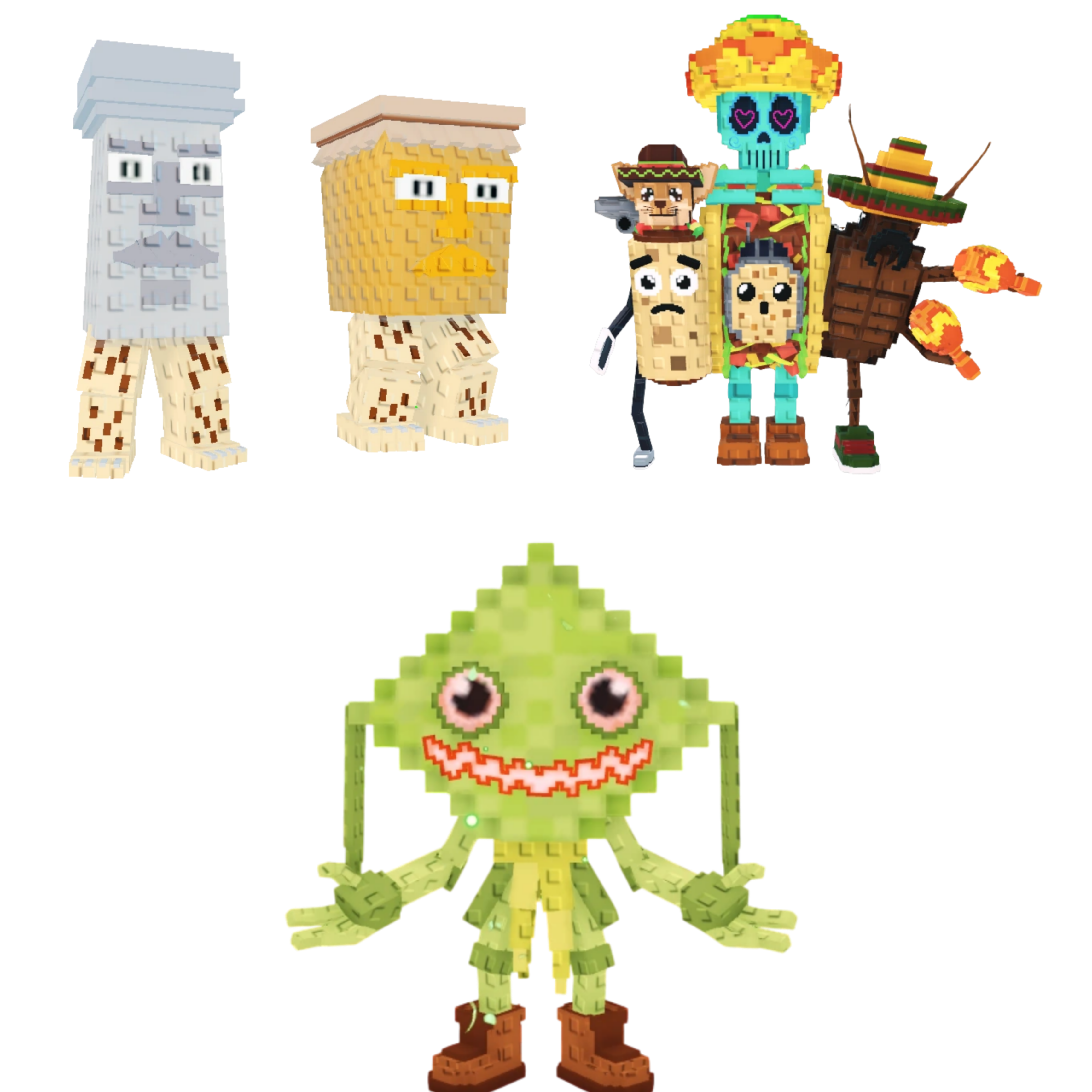 [BUNDLE] - 👽 1x Garama and Madundung 👽 1x La Taco Combinasion 👽 1x Ketupat Kepat