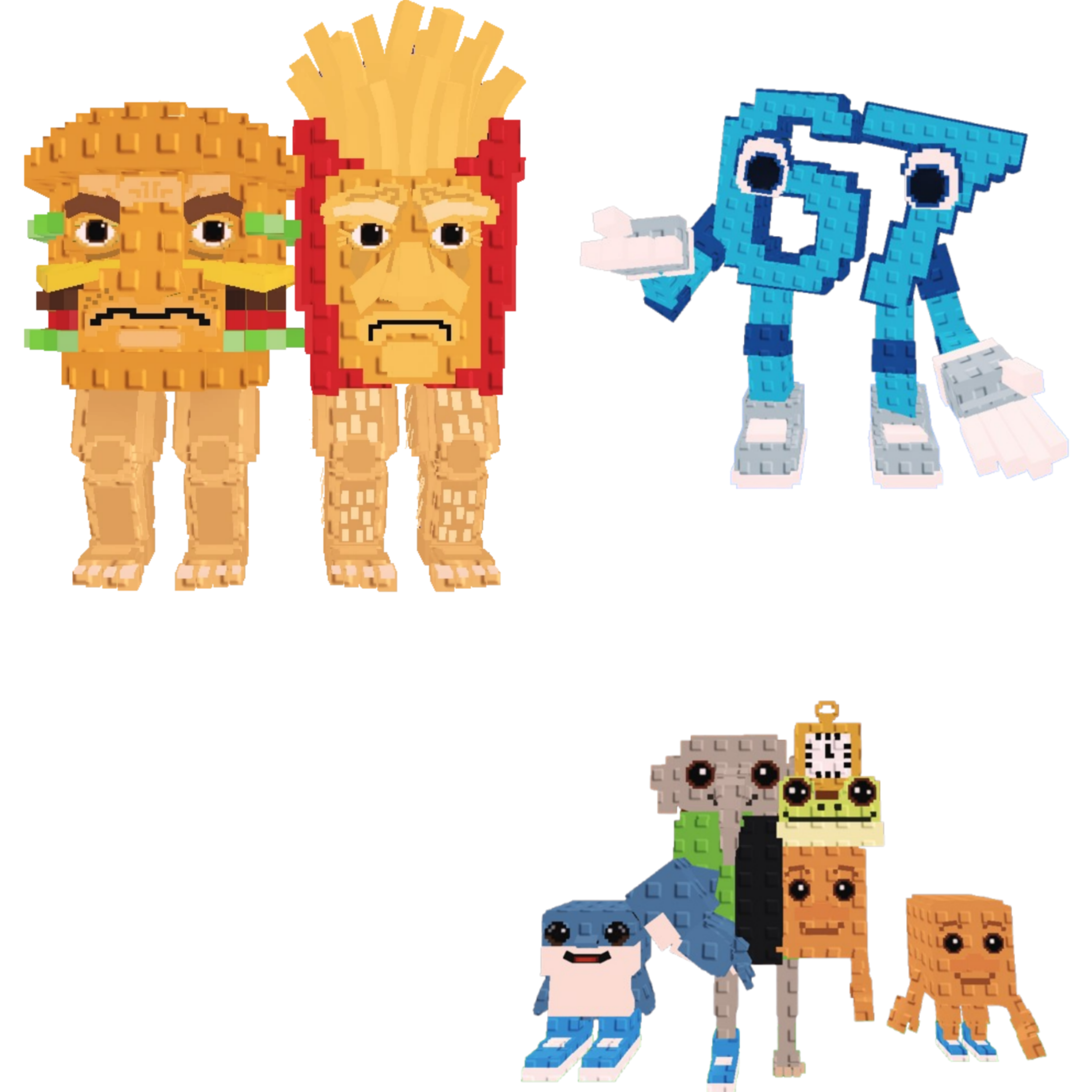 [BUNDLE] - 🍫 1x Burguro And Fryuro 🍫 1x 67 (Six Seven) 🍫 1x Los Combinasionas