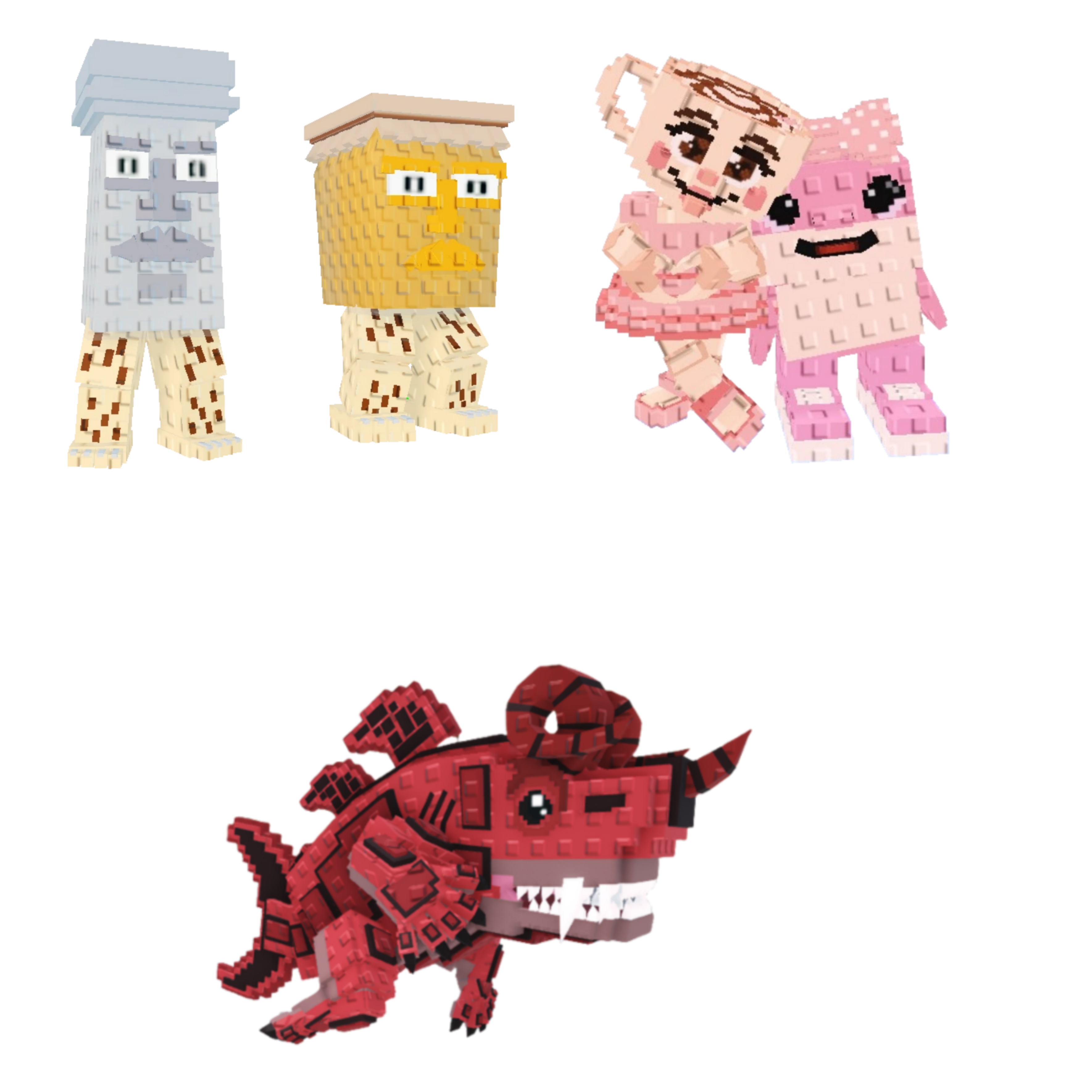 [BUNDLE] - 🦊 1x Garama and Madundung 🦊 1x Eviledon 🦊 1x Las Sis