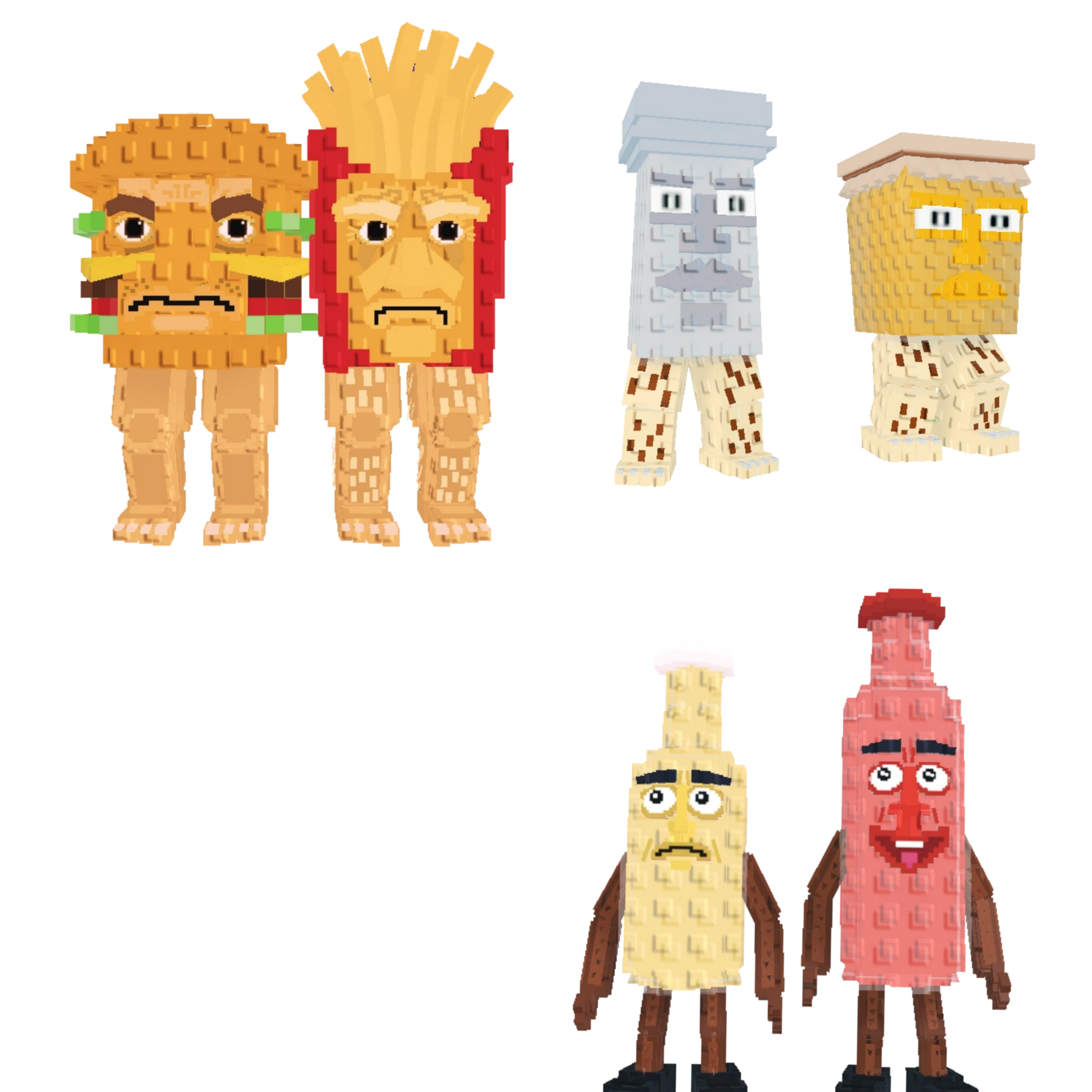 [BUNDLE] - 🦝 1x Burguro And Fryuro 🦝 1x Garama and Madundung 🦝 1x Ketchuru and Musturu