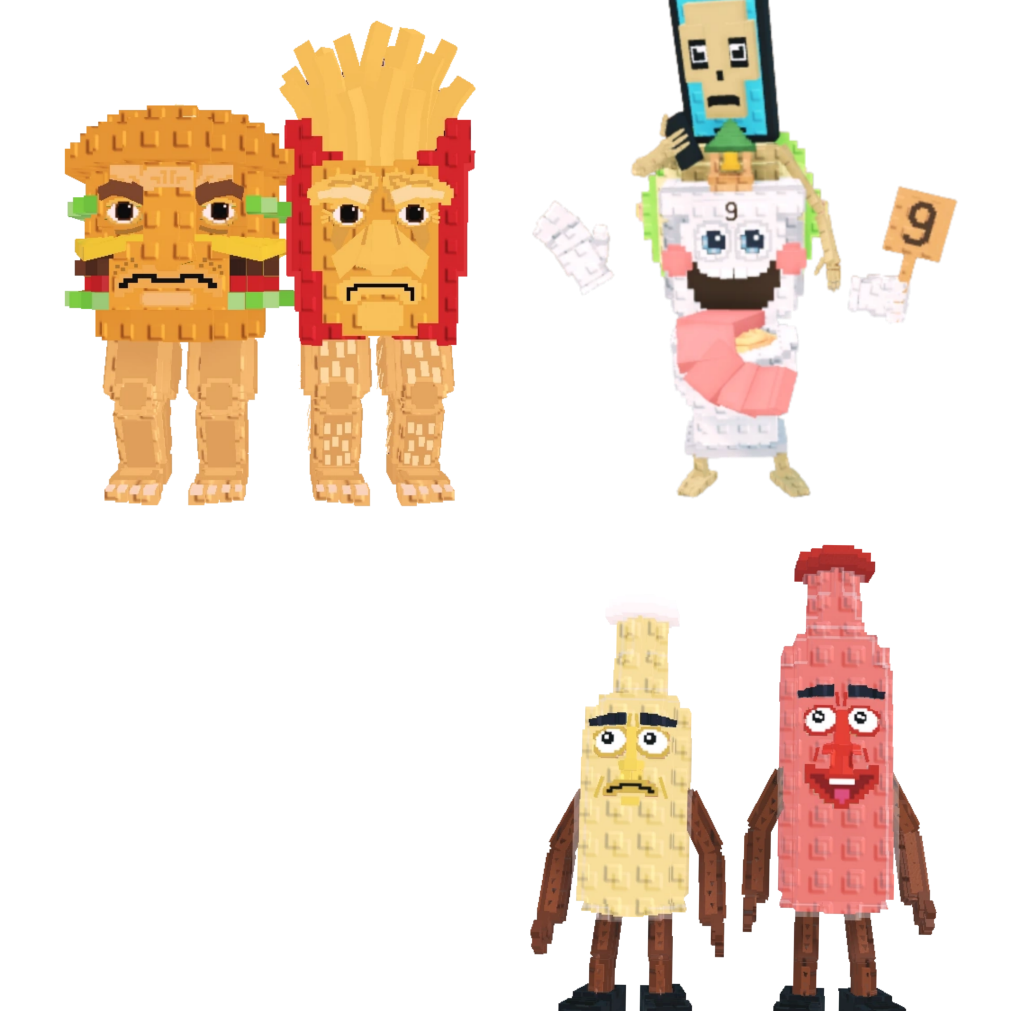 [BUNDLE] - 🐆 1x Burguro And Fryuro 🐆 1x Ketchuru and Musturu 🐆 1x La Secret Combinasion