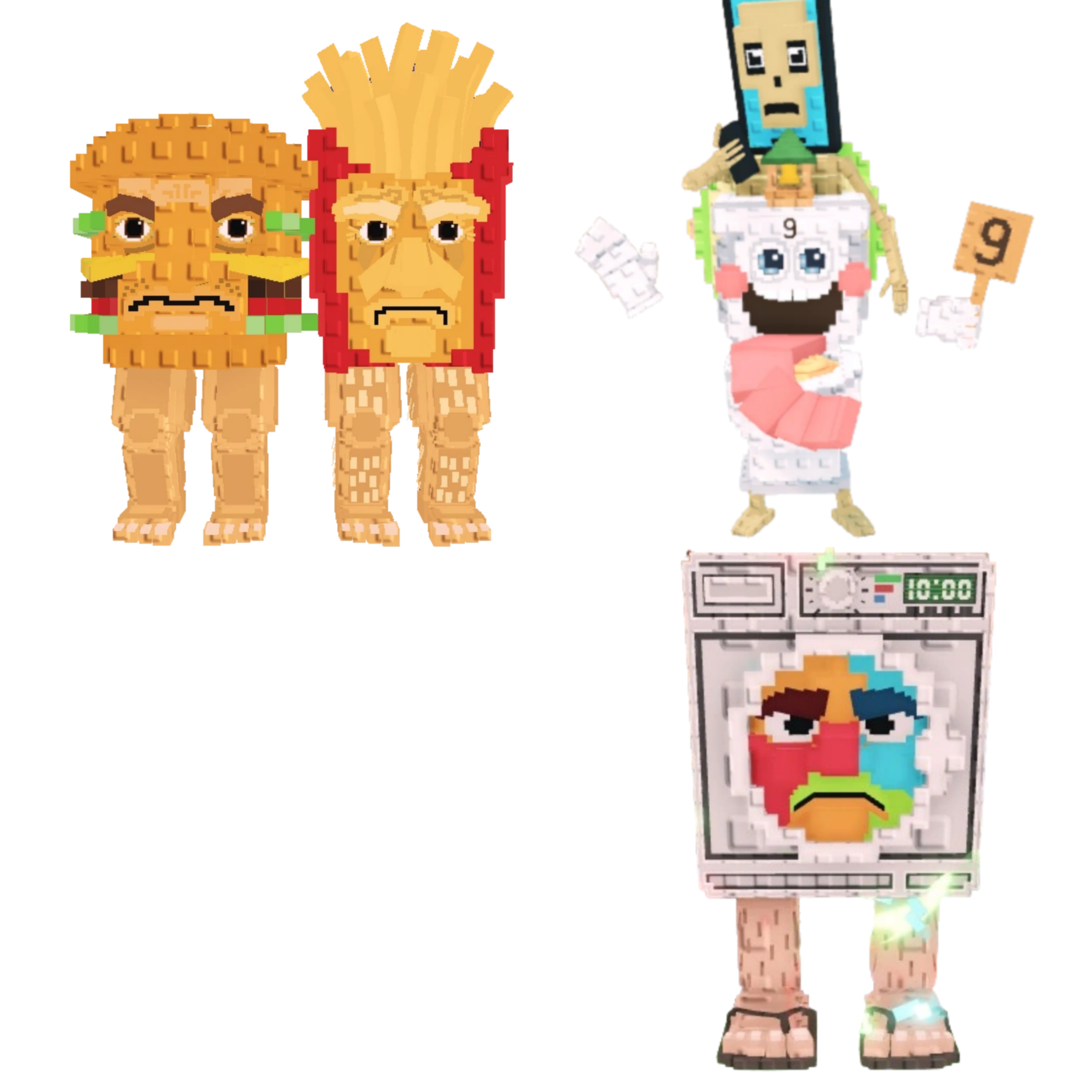 [BUNDLE] - 🐴 1x Burguro And Fryuro 🐴 1x La Secret Combinasion 🐴 1x Lavadorito Spinito