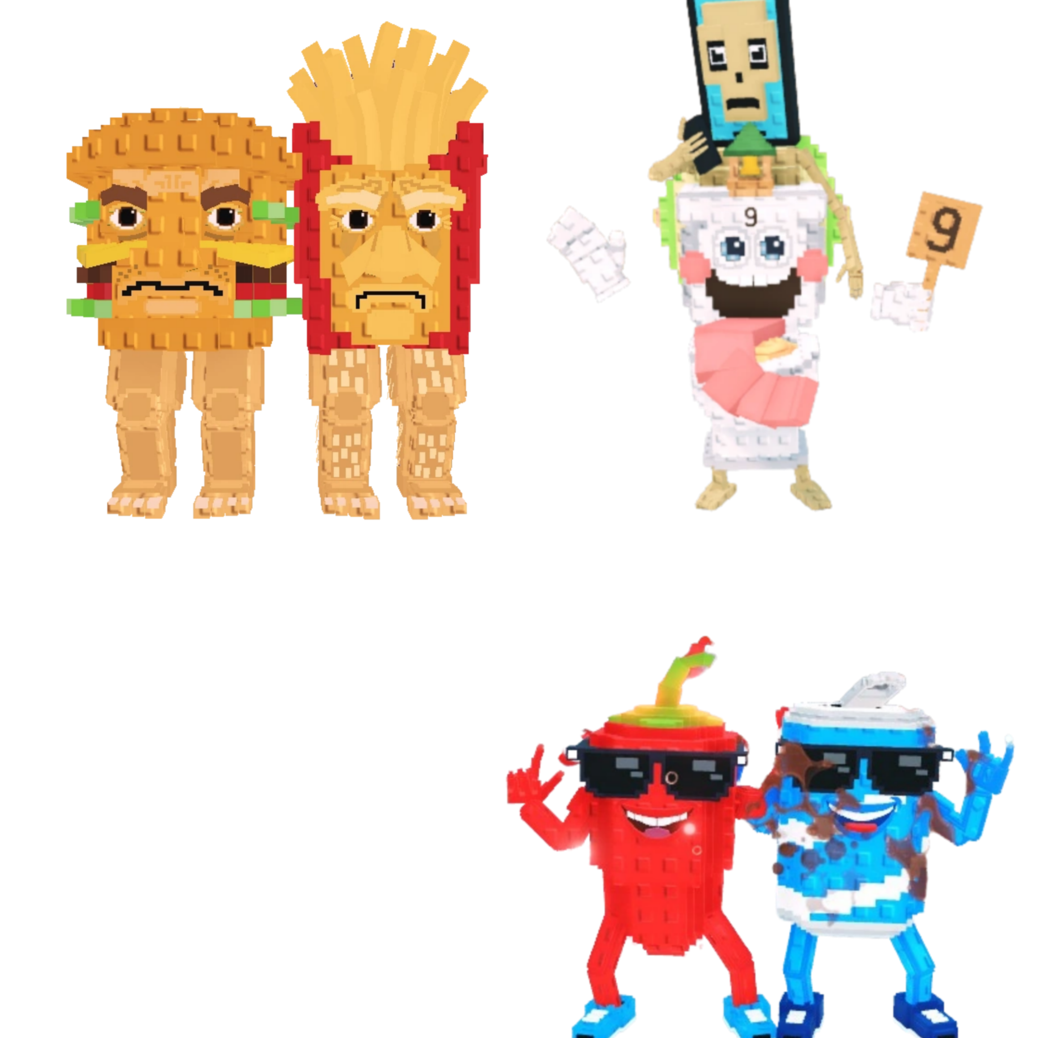 [BUNDLE] - 🐎 1x Burguro And Fryuro 🐎 1x La Secret Combinasion 🐎 1x Swaggy Bros