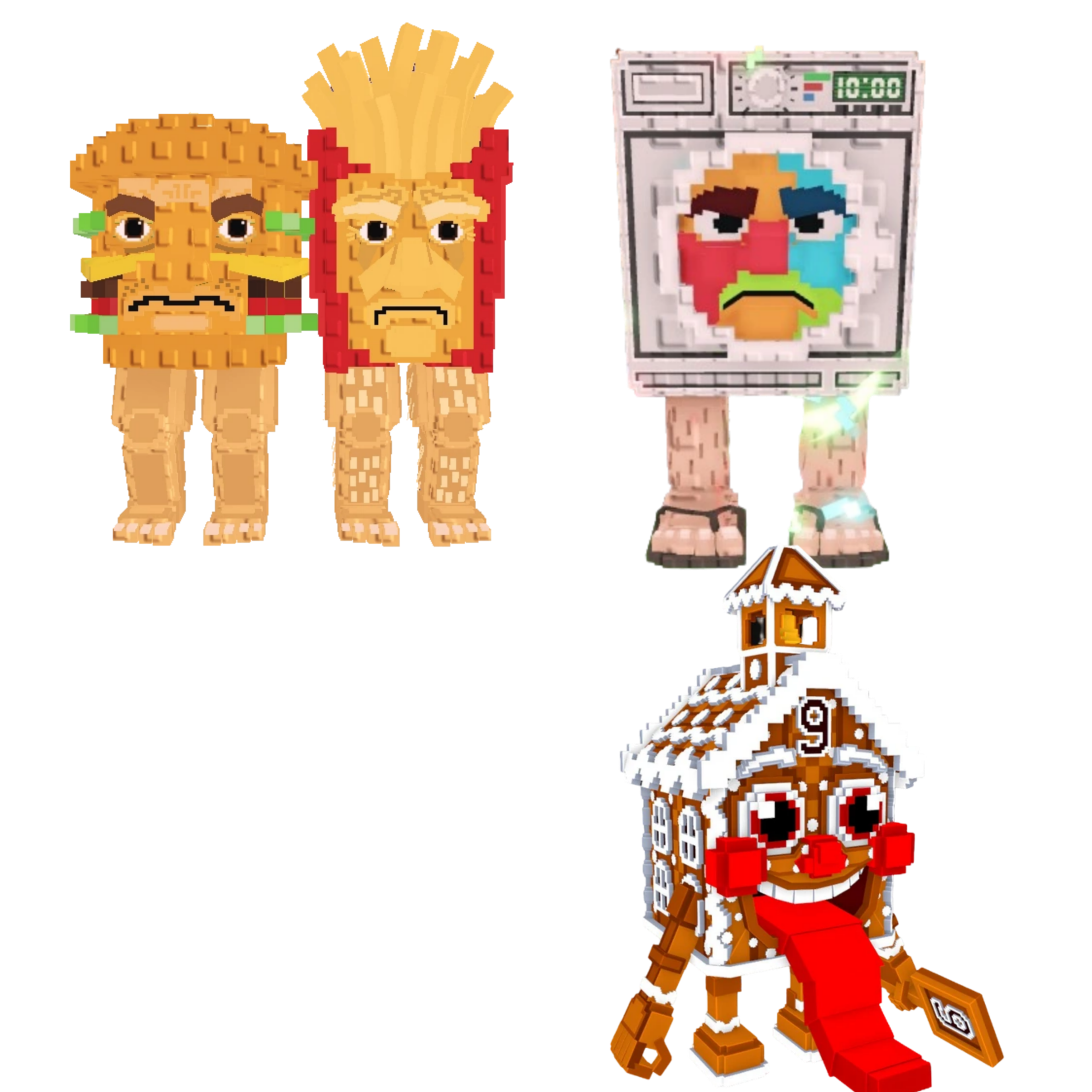 [BUNDLE] - 🦓 1x Burguro And Fryuro 🦓 1x Lavadorito Spinito 🦓 1x La Ginger Sekolah