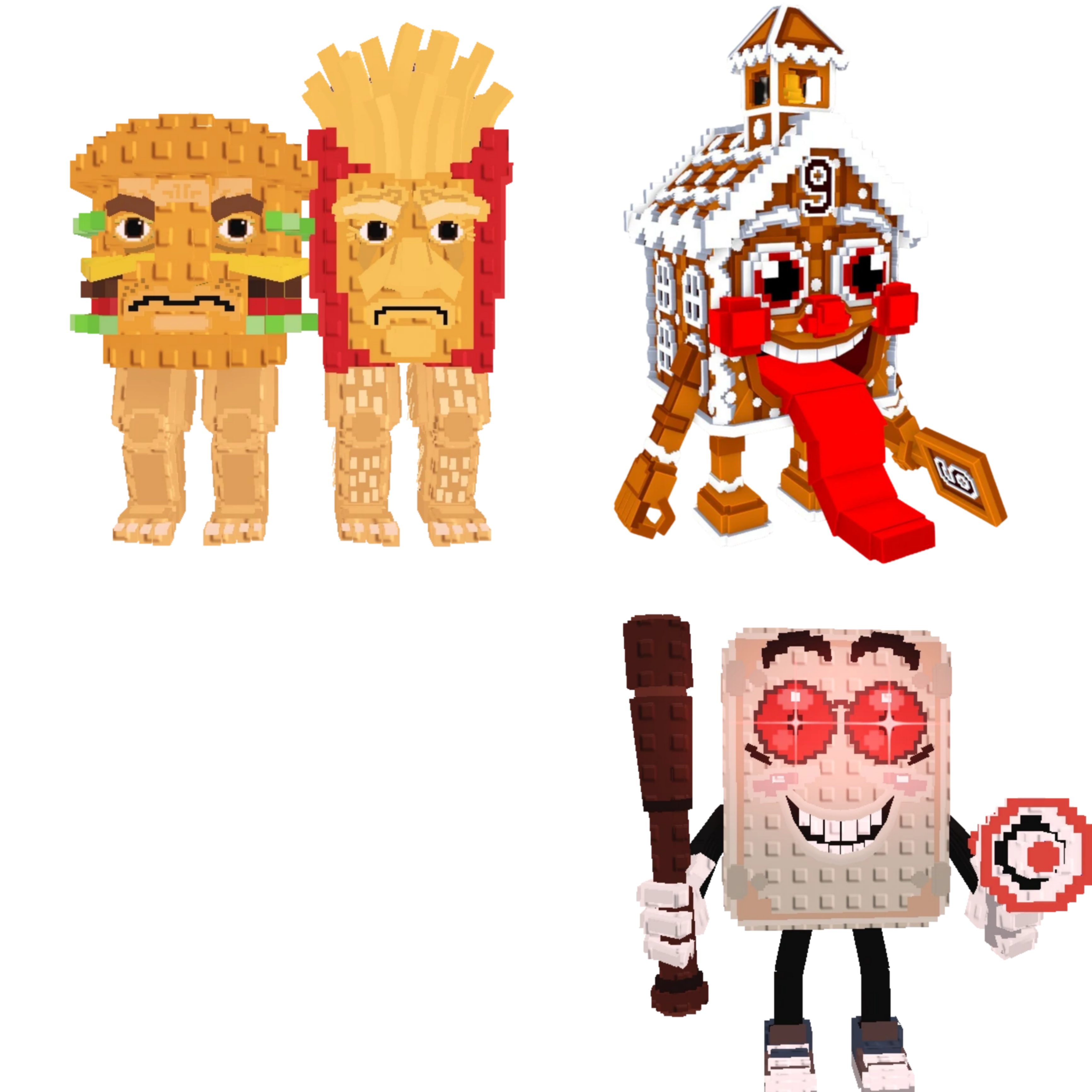 [BUNDLE] - 🐗 1x Burguro And Fryuro 🐗 1x La Ginger Sekolah 🐗 1x Tang Tang Keletang