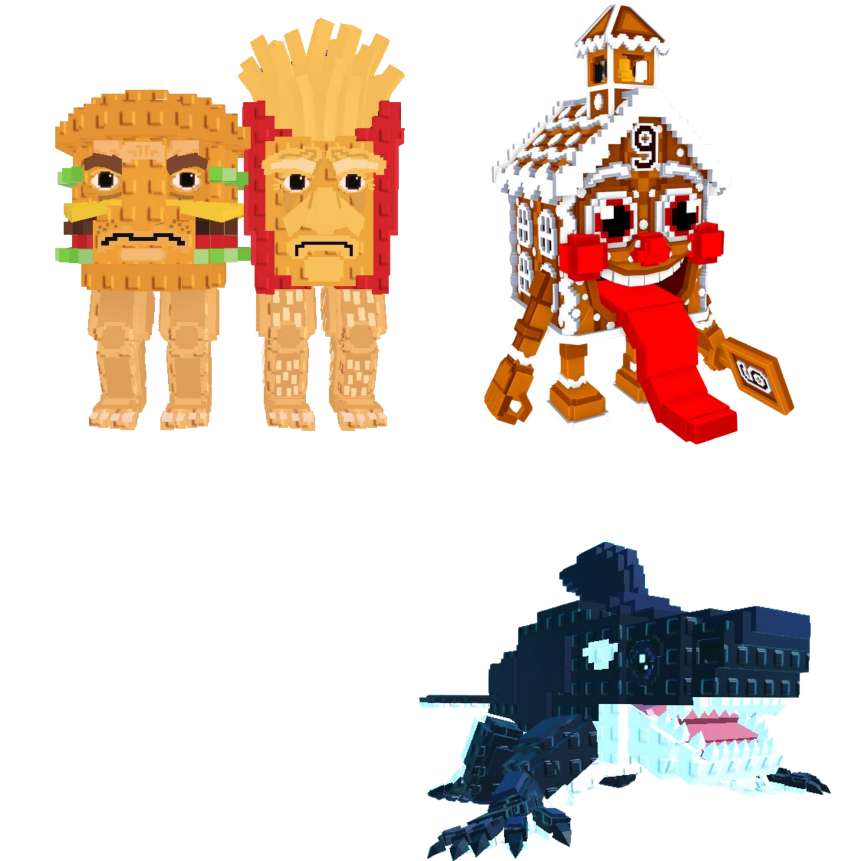 [BUNDLE] - 🐏 1x Burguro And Fryuro 🐏 1x Orcaledon 🐏 1x La Ginger Sekolah