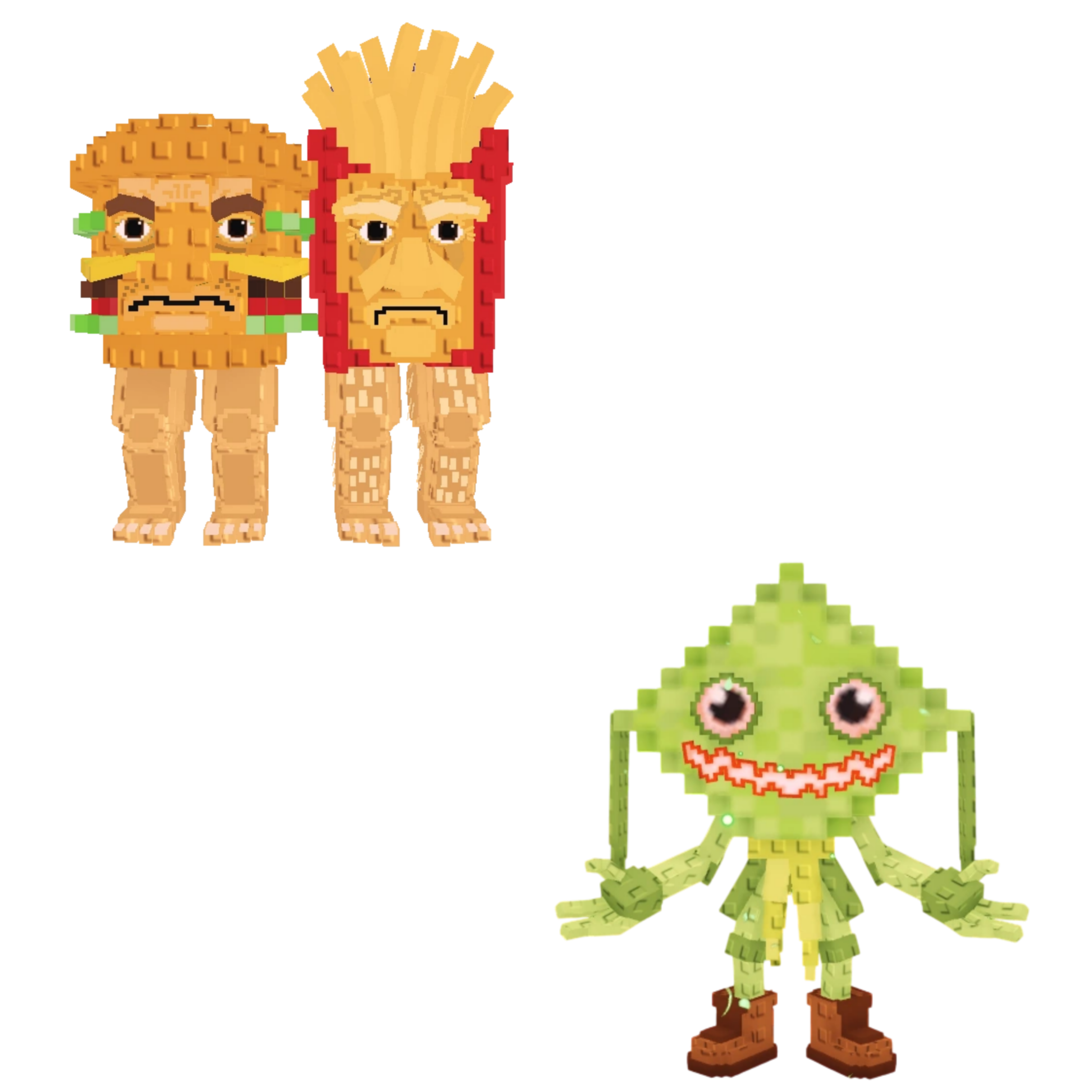 [BUNDLE] - 🐫 1x Burguro And Fryuro 🐫 1x Ketupat Kepat