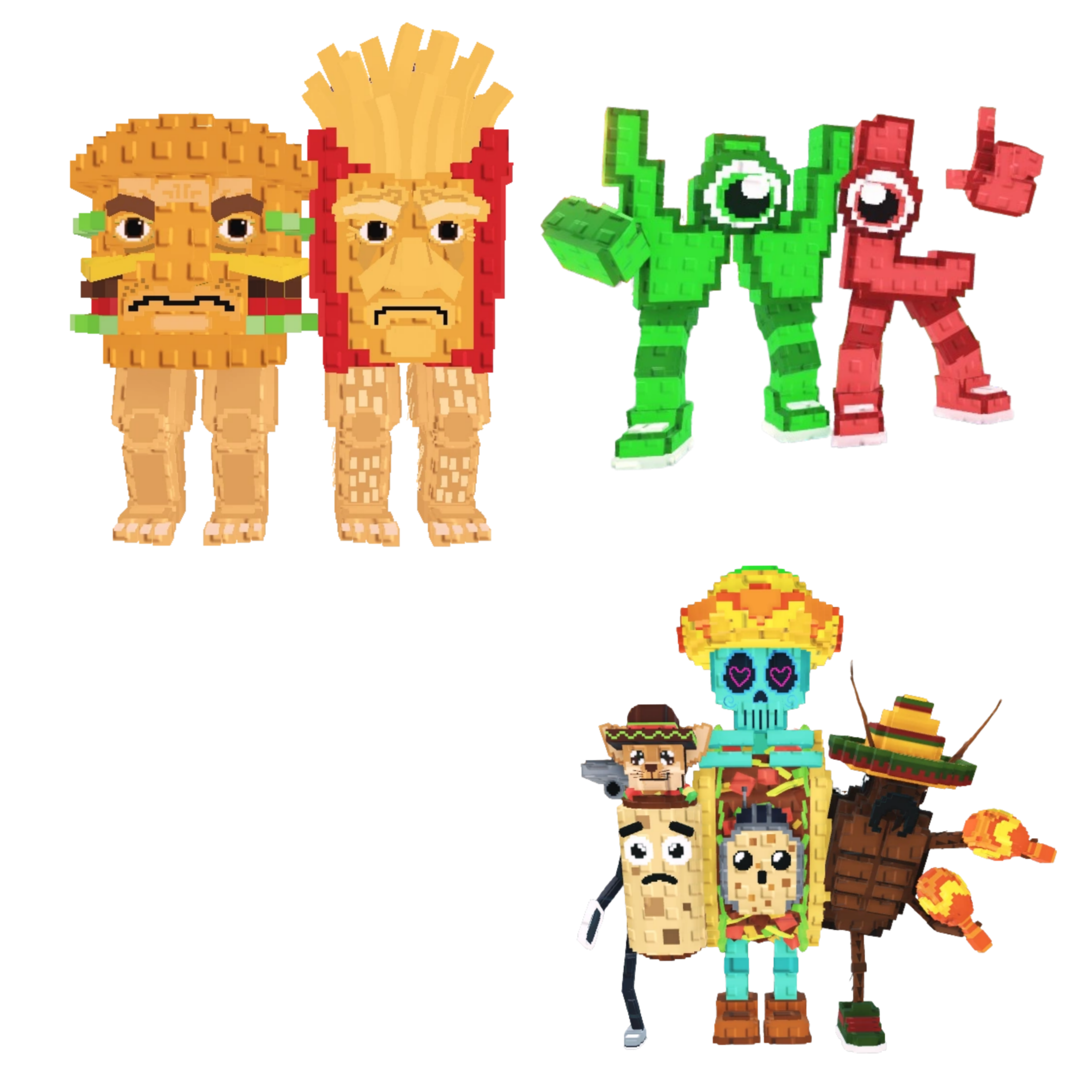 [BUNDLE] - 🦔 1x Burguro And Fryuro 🦔 1x La Taco Combinasion 🦔 1x W or L (WorL)