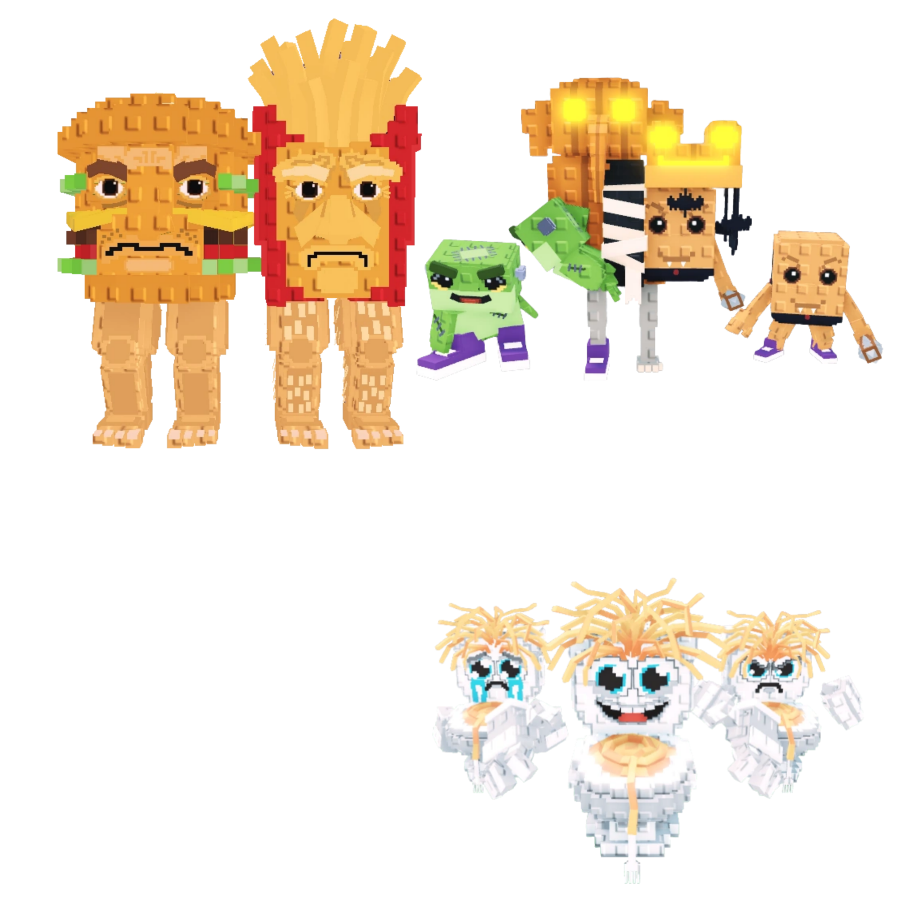 [BUNDLE] - 🦇 1x Burguro And Fryuro 🦇 1x Los Spaghettis 🦇 1x Los Spooky Combinasionas