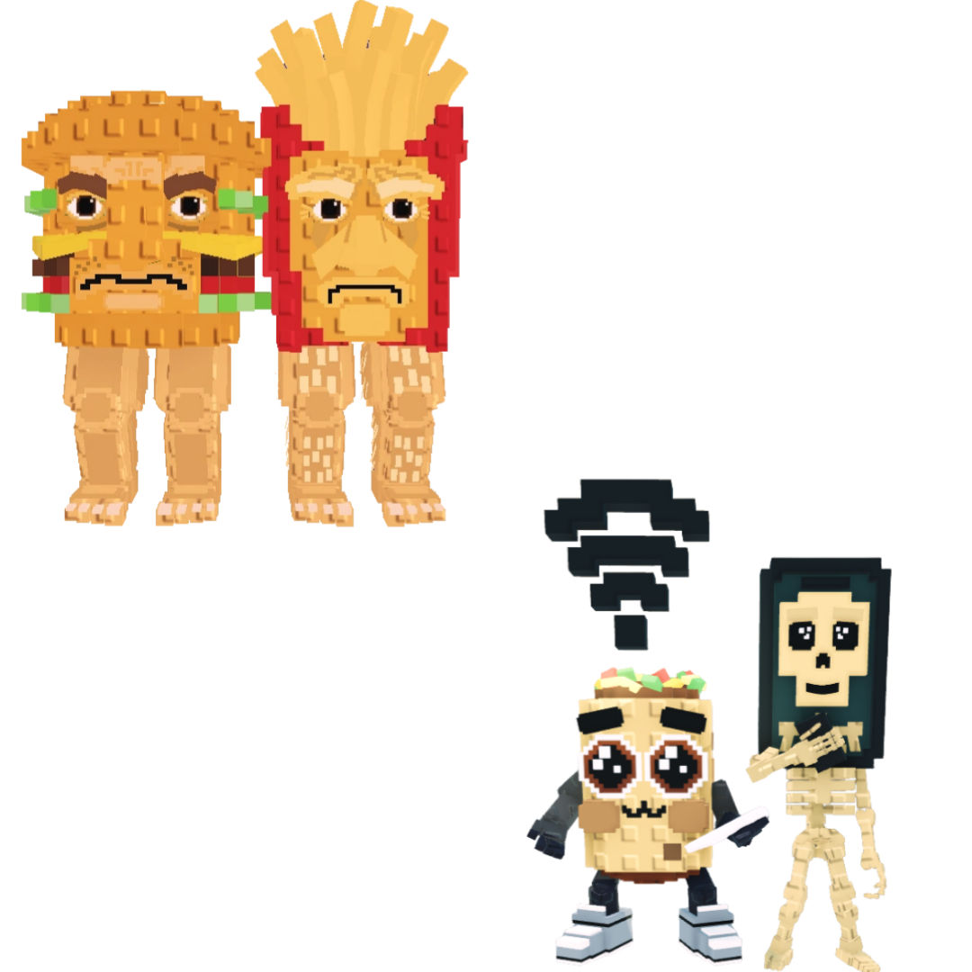 [BUNDLE] - 🦃 1x Burguro And Fryuro 🦃 1x Los Mobilis