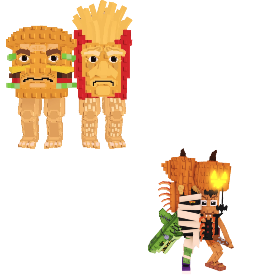 [BUNDLE] - 🐔 1x Burguro And Fryuro 🐔 1x La Spooky Grande