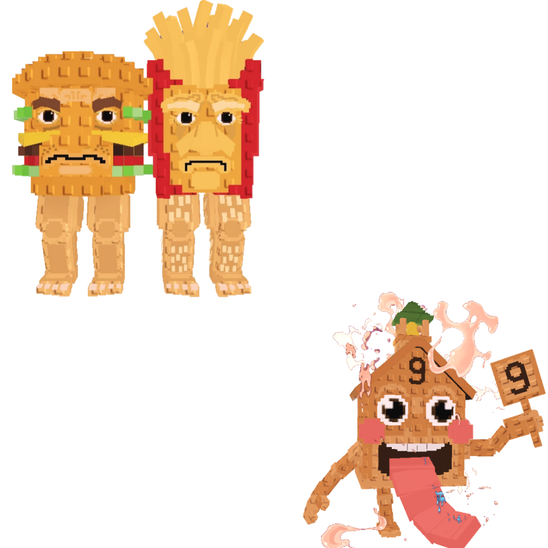 [BUNDLE] - 🐓 1x Burguro And Fryuro 🐓 1x Esok Sekolah