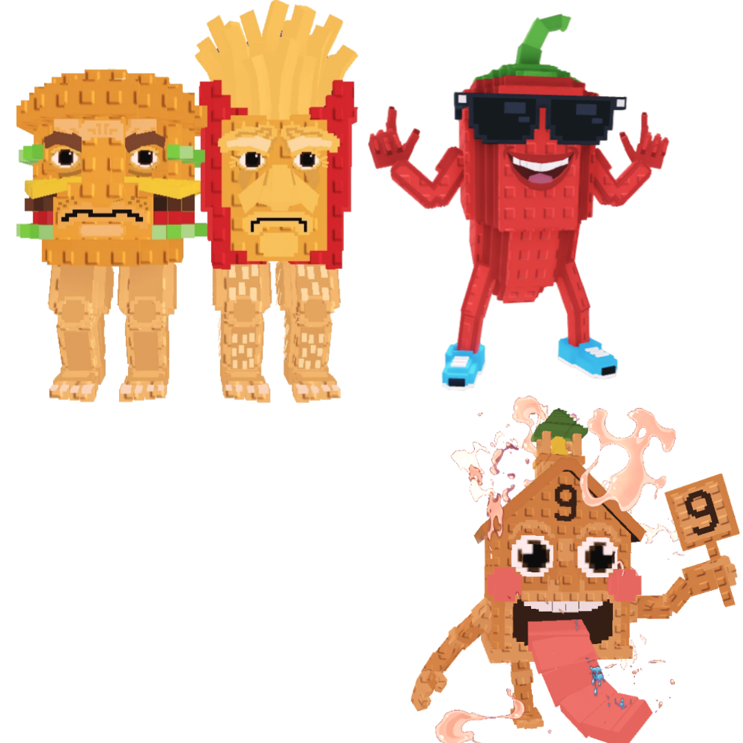 [BUNDLE] - 🐧 1x Burguro And Fryuro 🐧 1x Chillin Chili 🐧 1x Esok Sekolah