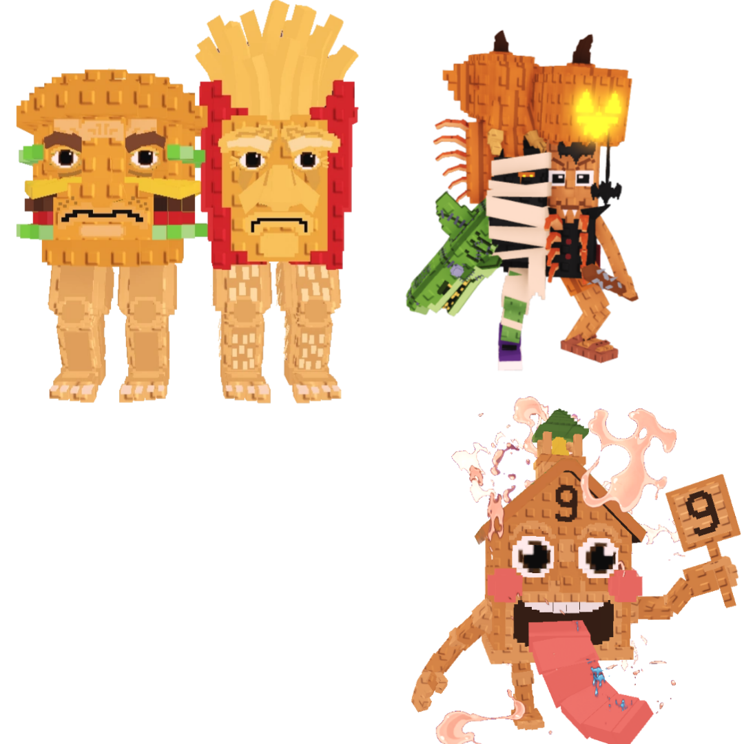 [BUNDLE] - 🦜 1x Burguro And Fryuro 🦜 1x La Spooky Grande 🦜 1x Esok Sekolah