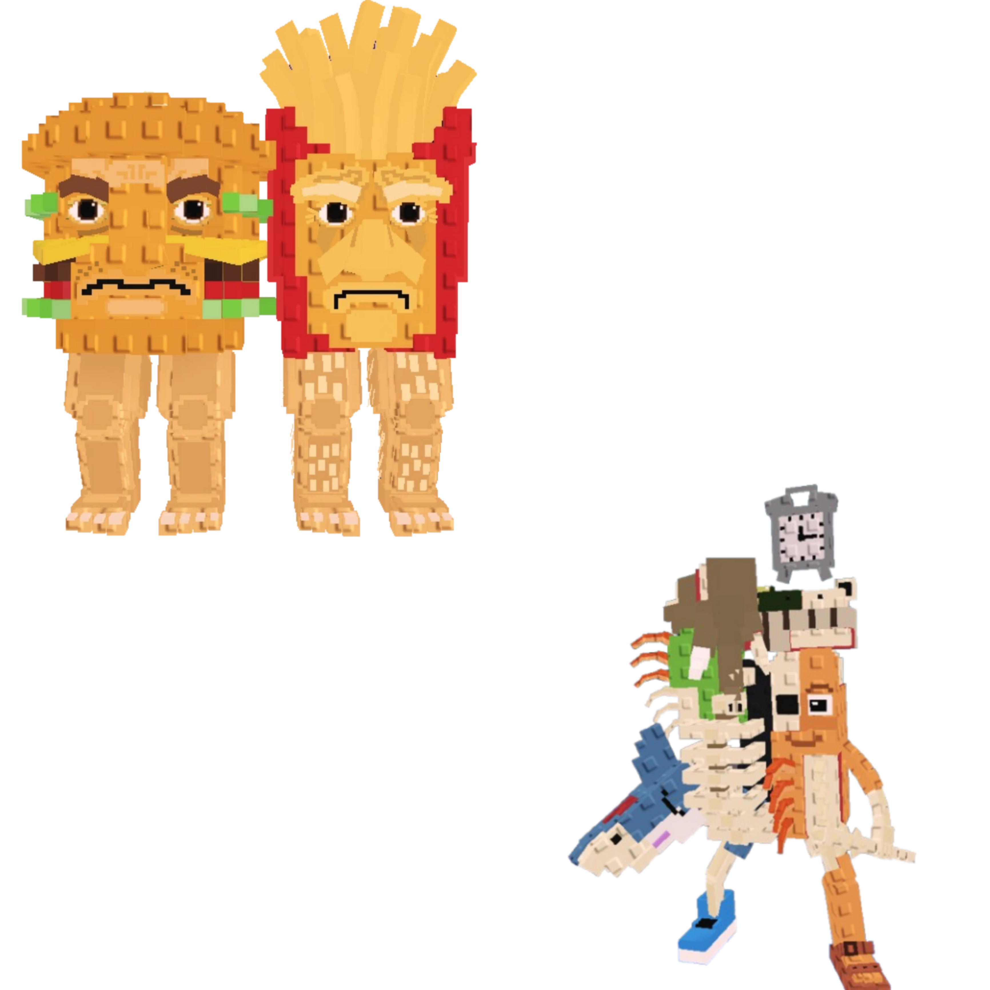 [BUNDLE] - 🐉 1x Burguro And Fryuro 🐉 1x La Extinct Grande