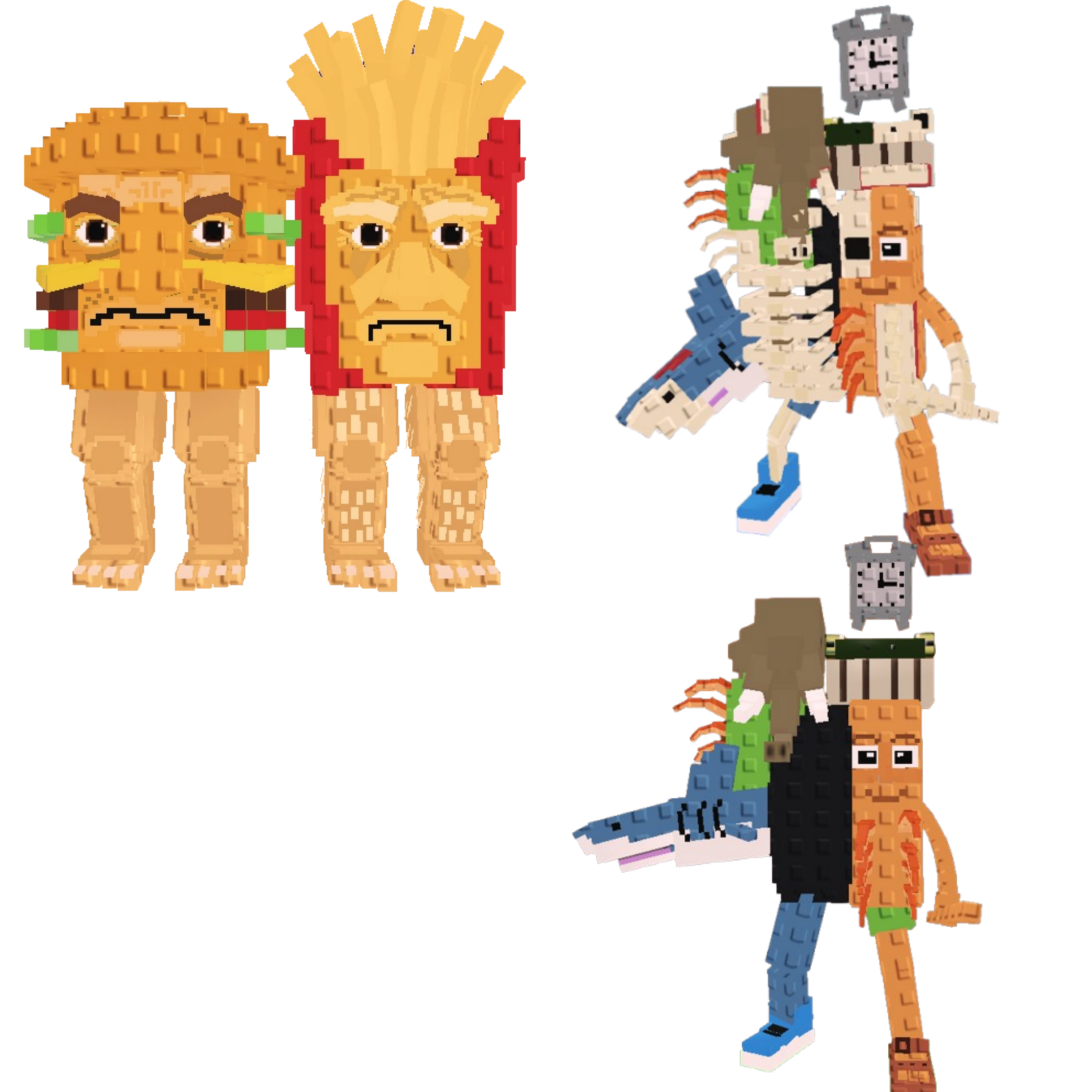 [BUNDLE] - 🐟 1x Burguro And Fryuro 🐟 1x La Extinct Grande 🐟 1x La Grande Combinasion
