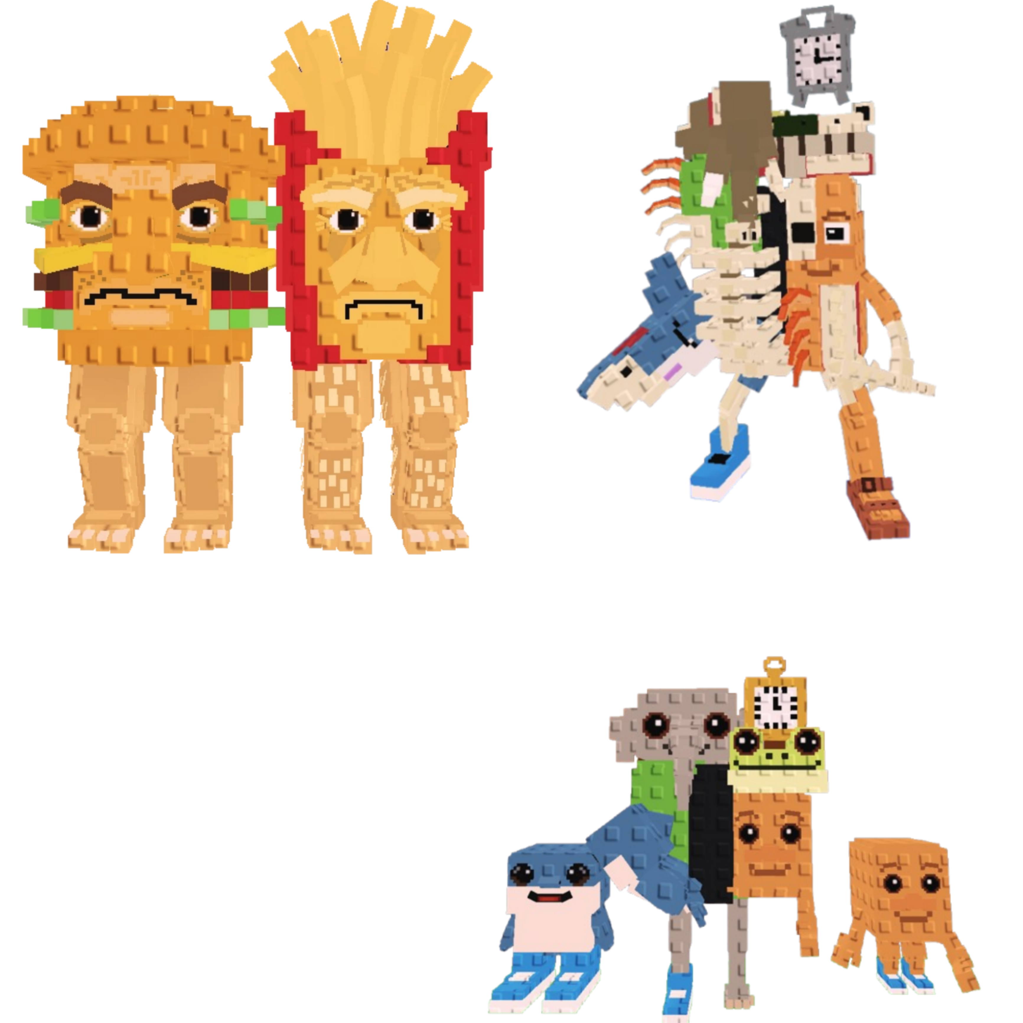 [BUNDLE] - 🐠 1x Burguro And Fryuro 🐠 1x La Extinct Grande 🐠 1x Los Combinasionas