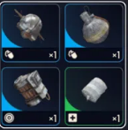 30 herbals + 15 Trigger nades + 15 Showstopper + 15 Heavy fuse grenade