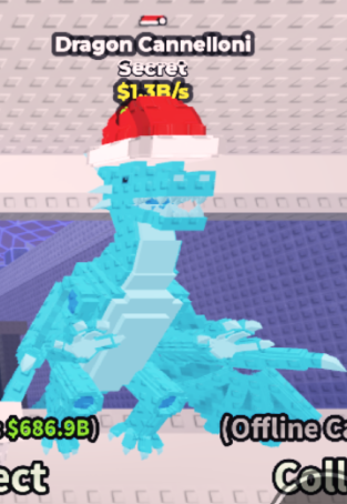 Santa hat Dragon Cannelloni- 1.3 B/s
