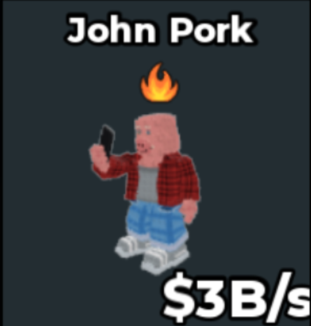 FIRE TRAIT JOHN PORK - 3 B/s