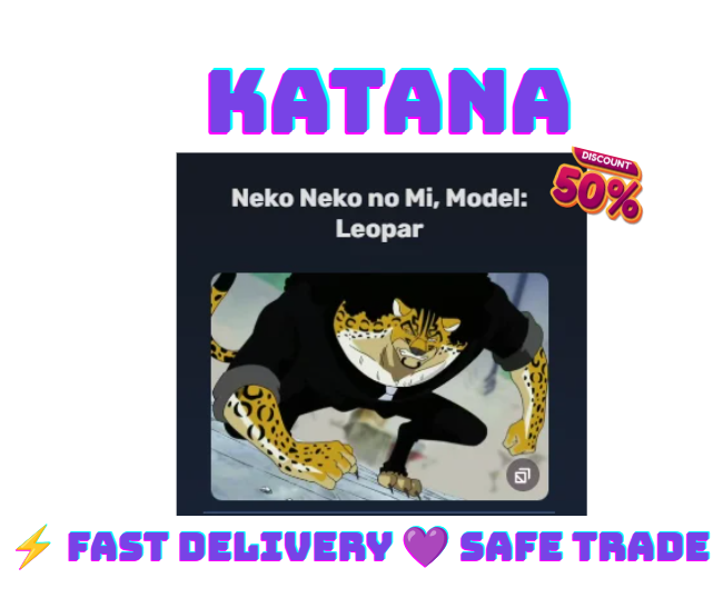 Neko Neko no Mi, Model: Leopar - leopard fruit ⚡Reliable seller 💜 Safe Trade 💎 GPO - Grand Piece Online