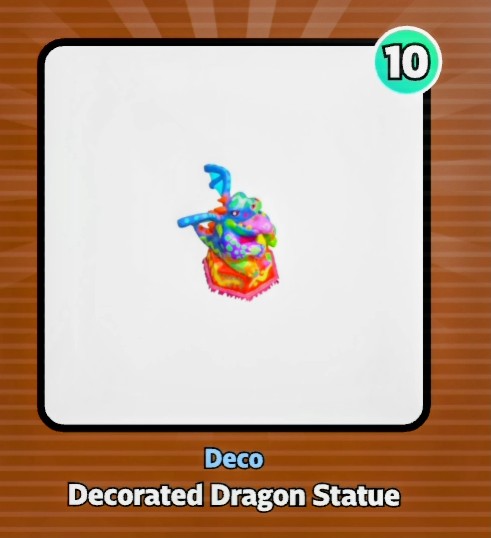 Decorated Dragon Statue 💓 Decoration / Statue 💓 Via Link 💓