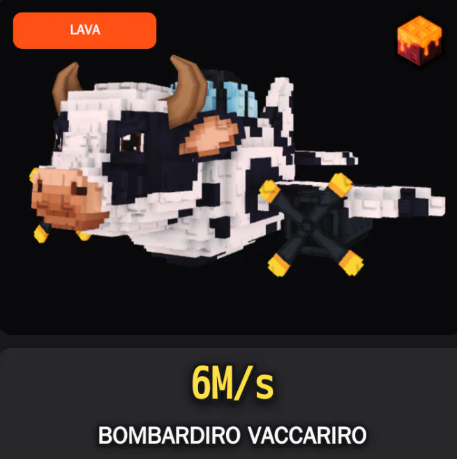 Bombardiro Vaccariro - 6 M/s