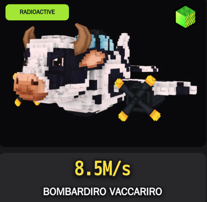 Radioactive Bombardiro Vaccariro - 8.5 M/s