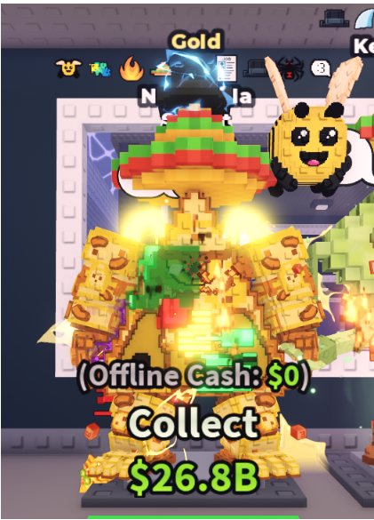 GOLD NACHORILLA 1.7B/S (JOB + BEE + 7 TRAITS) – STEAL A BRAINROT – FAST DELIVERY & TRUSTED #U4KC2R