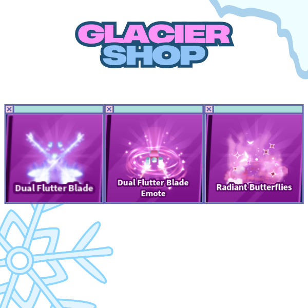 Dual Flutter Blade + Explosion + Emote ( Limited Set )