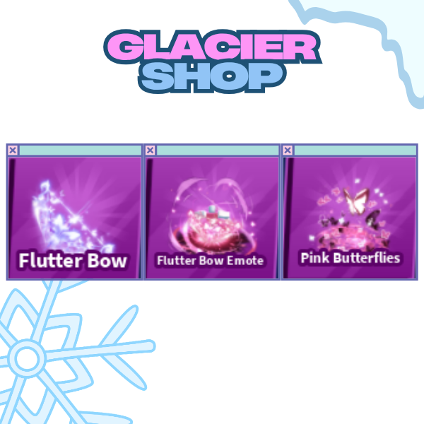 Flutter Bow + Explosion + Emote ( Limited Set )