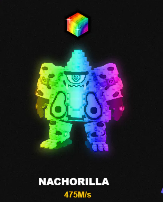 🔥 RARE SECRET ❗ ✨ Rainbow Nachorilla | 475M/s ⚡ INSTANT • LIMITED