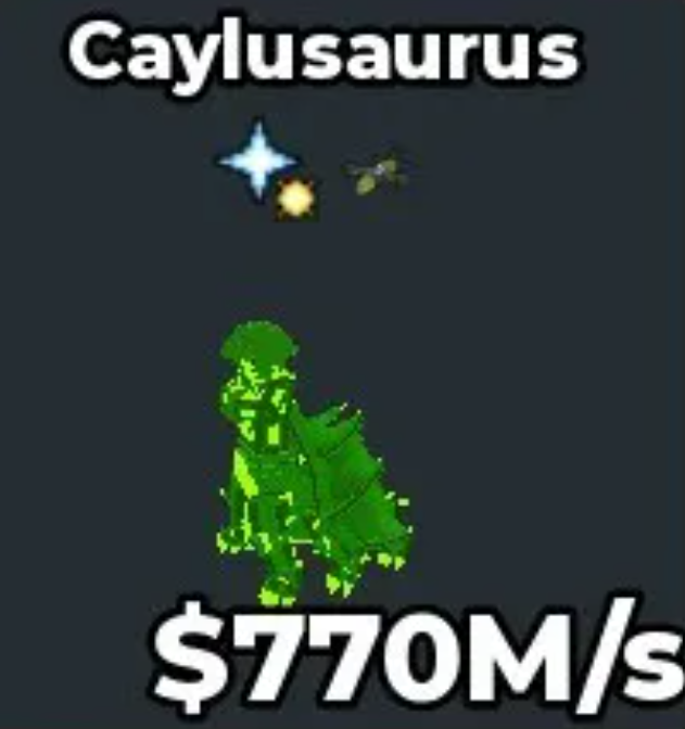 Radioactive  Caylusaurus 2 Trait 770M/s