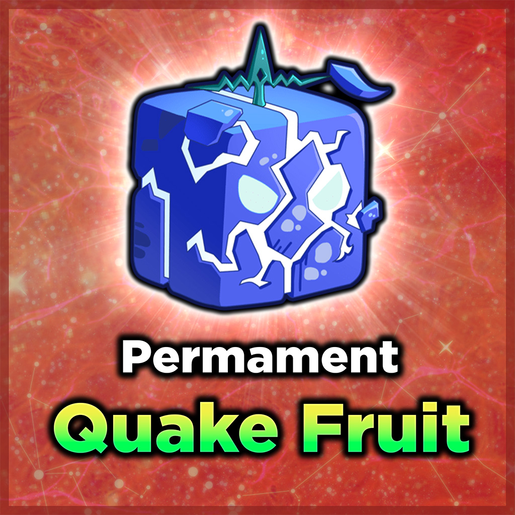 Blox Fruits - Quake Fruit Permament【1500R】🚀 Fast Delivery ⚡Perm
