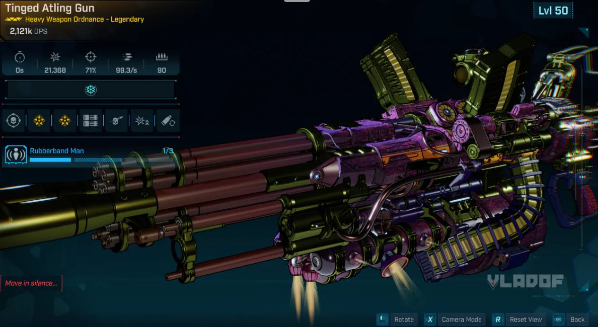 💥Game-breaking💥2121k DPS Tinged Atling Gun Overpowered / OP