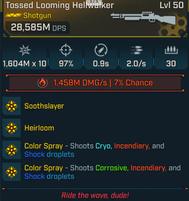 💥Game-breaking💥28585M DPS Shotgun Weapons Ps5/Xbox/Pc INSTANT DELIVERY