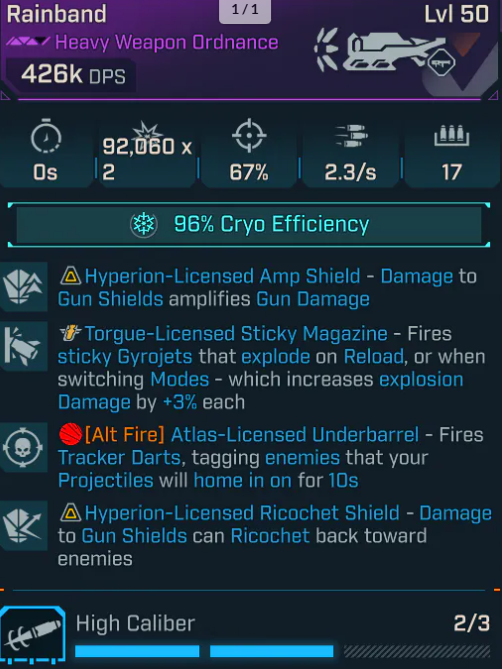 💥Game-breaking💥426K DPS Rainband Weapons Heavy Weapons Ordnance see see Ps5/Xbox/Pc INSTANT DELIVERY
