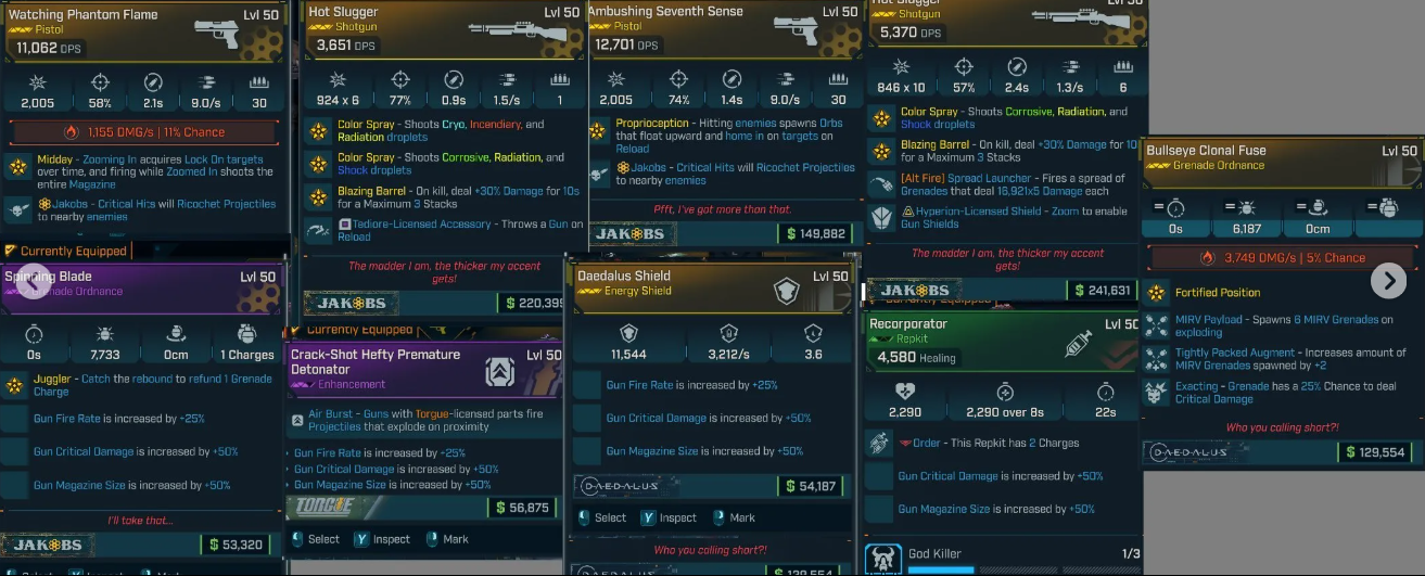 🔥 BUILD MODIFIED WEAPONS AND ITEMS (ANY CLASS) NO TRANSFER 🔥 - BORDERLANDS 4 - 🎮 PC/PS/XBOX 🎮