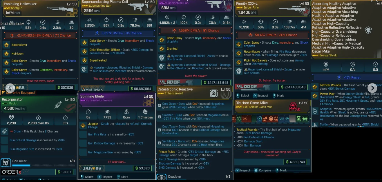 ๐ฅ MODDIFIED/MODDED ANY CHAR BUILD-IMMORTAL(999 BILLION HP)+ONESHOT (999 BIL DMG) ๐ฅ - BORDERLANDS 4 - ๐ฎ PC/PS/XBOX ๐ฎ