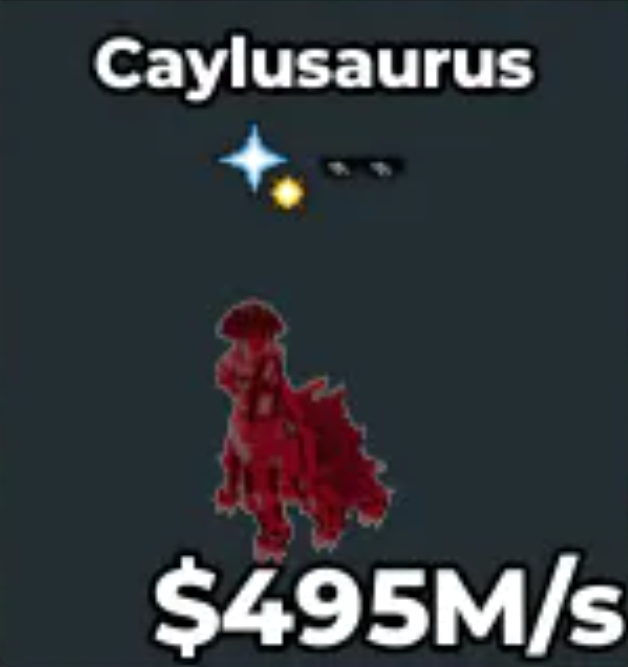 Caylusaurus - 495 M/s