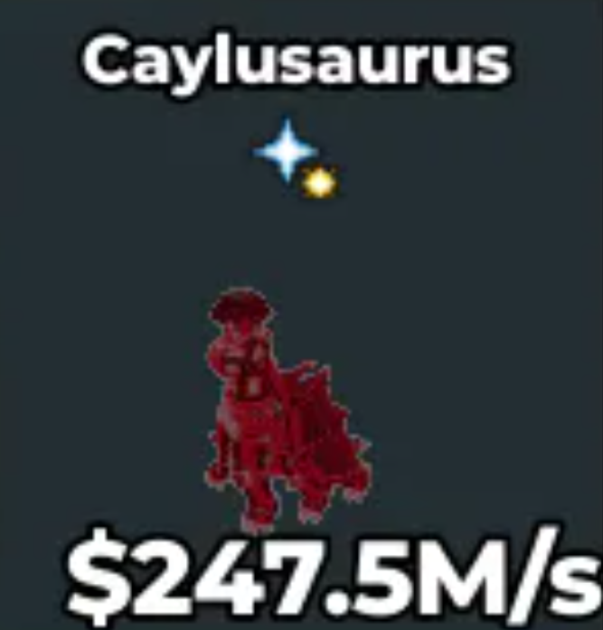 Bloodrot Caylusaurus - 247.5 M/s