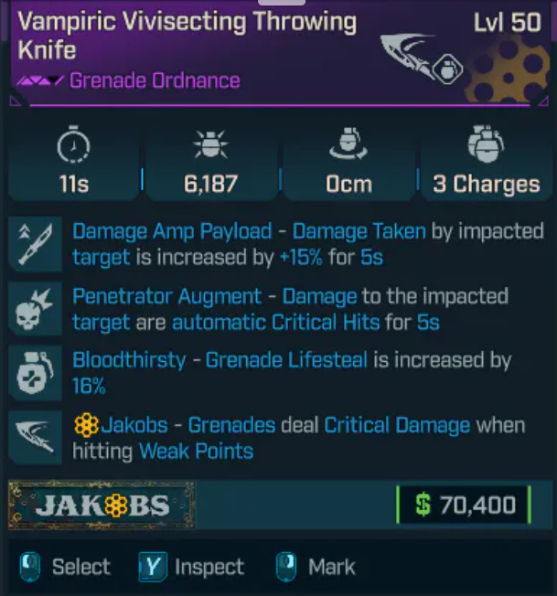 💥 Vampiric Vivisecting Knife 🔪 Boss Killer | Instant Drop | PC/XBOX/PS5